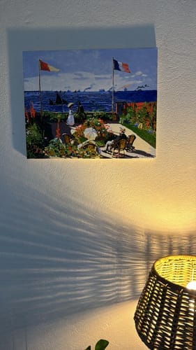 Customer photo review of La terrasse à Sainte-Adresse - Monet