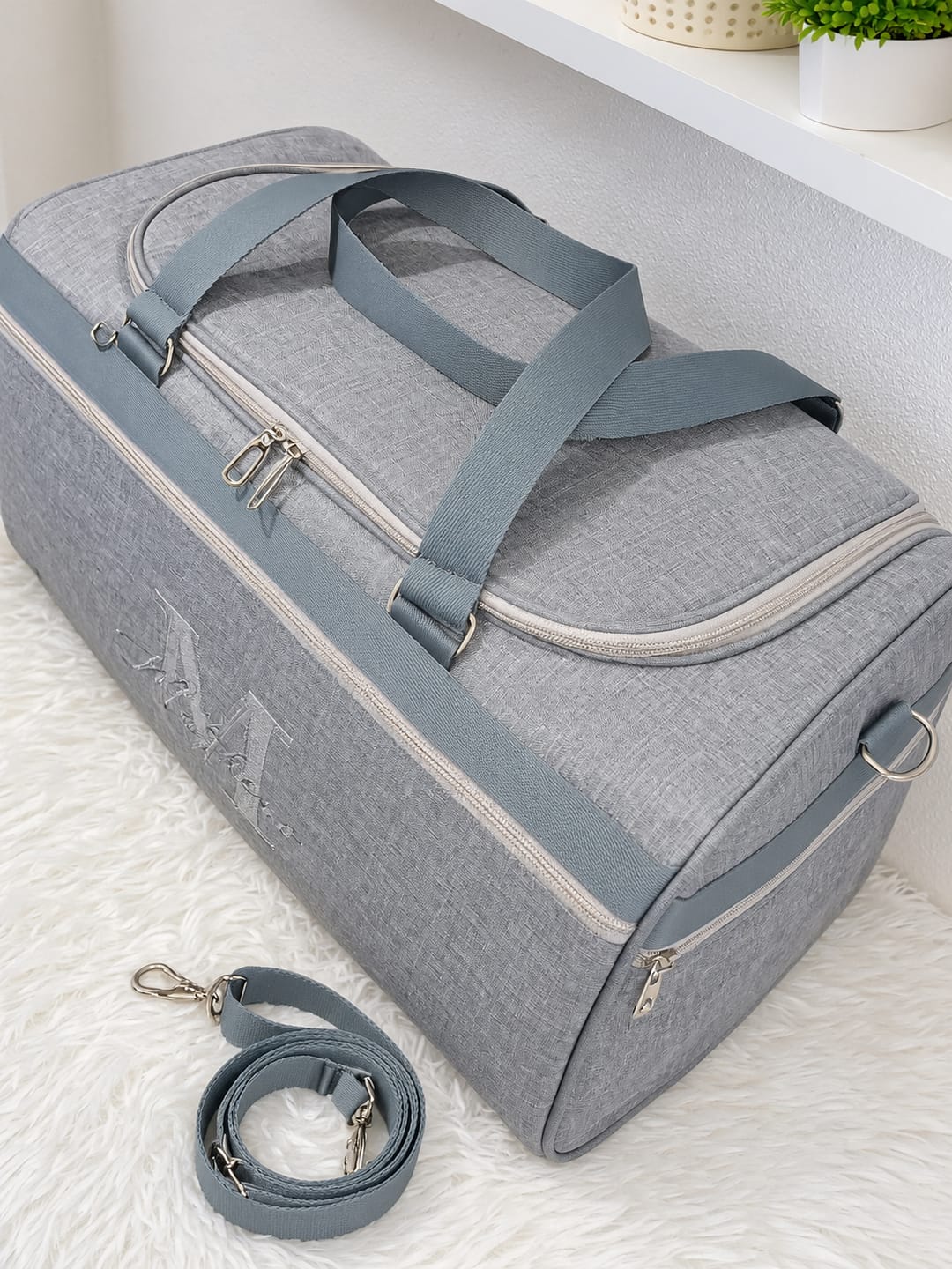 Customer photo review of NYLON LINHO COR CINZA