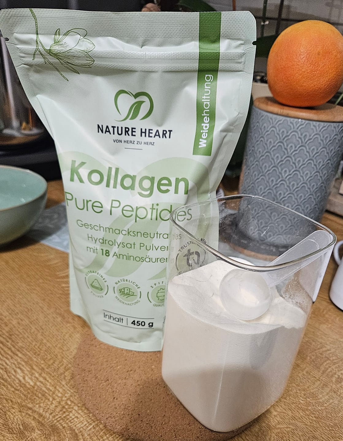 Customer photo review of Kollagen Pure Peptides
