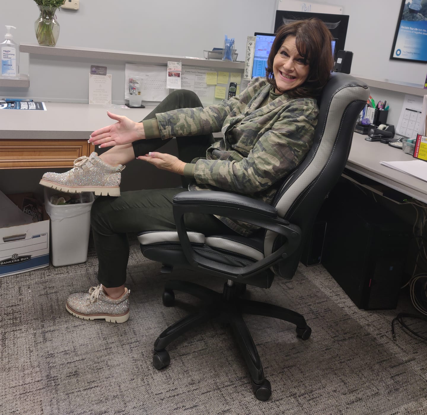 Customer photo review of Corky's Rhinestone Campfire Boots