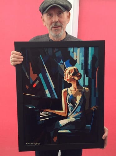 Customer photo review of Femme au Piano Art Déco