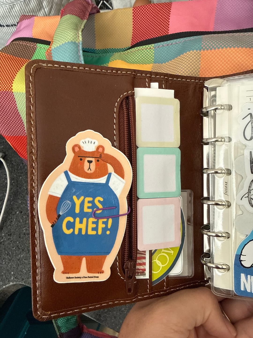 Customer photo review of Yes Chef Bear Vinyl Decal Sticker