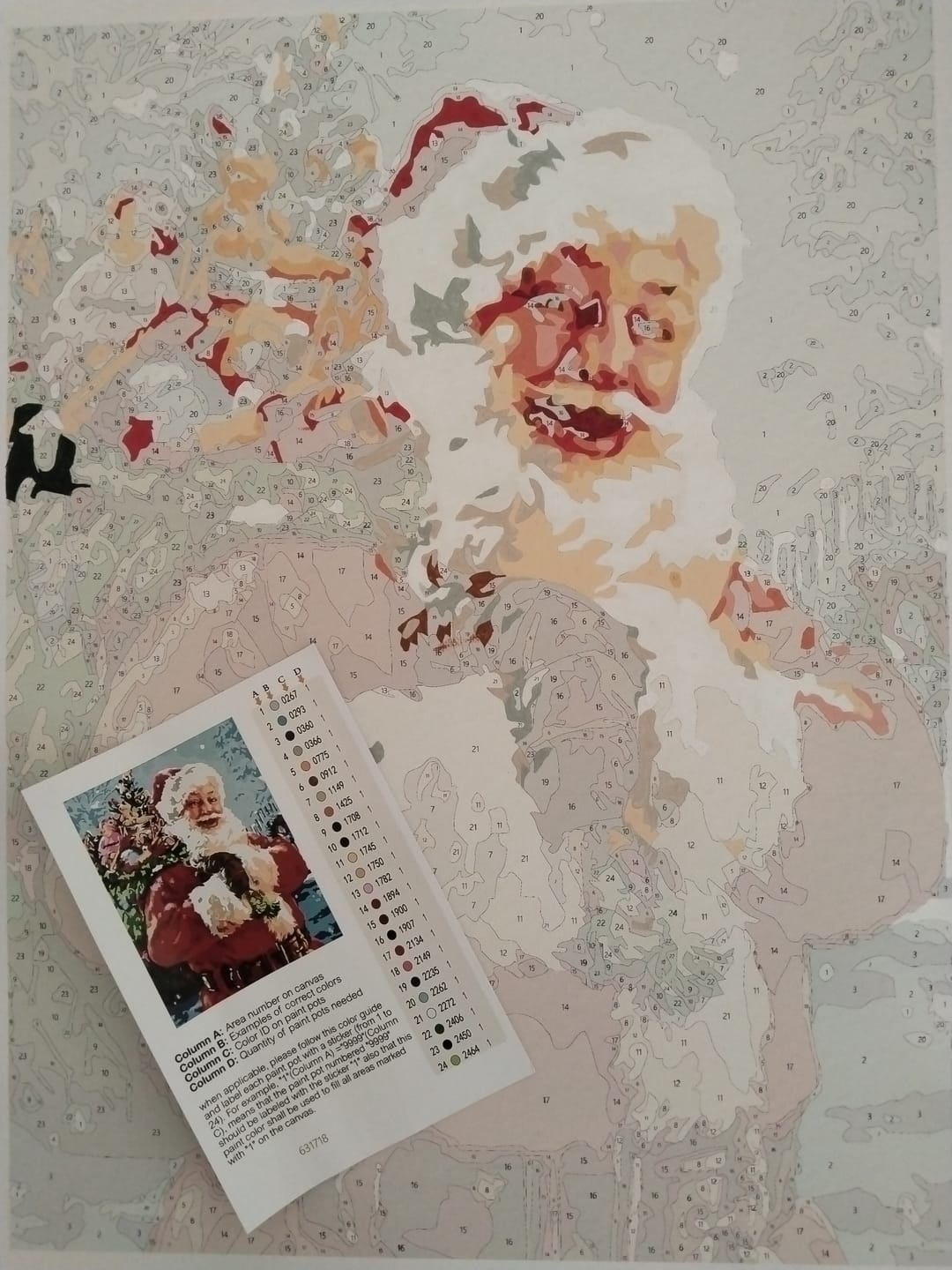 Customer photo review of Surprise Painting | Paint by Numbers