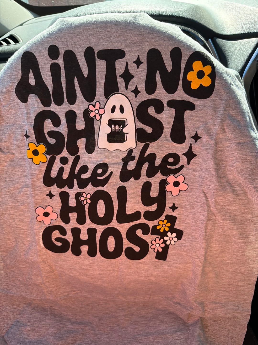 Customer photo review of Ain't No Ghost Tee