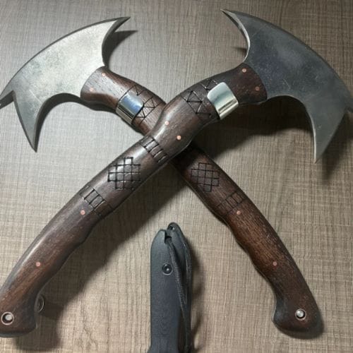 Customer photo review of Сustom made tomahawk "Ogun"