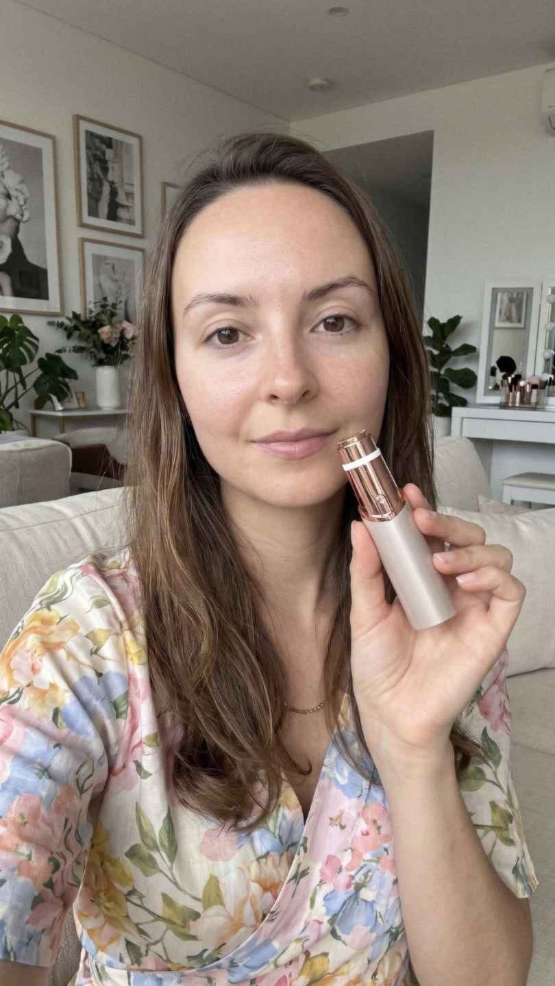 Customer photo review of Browzer™ Brow & Face Trimmer