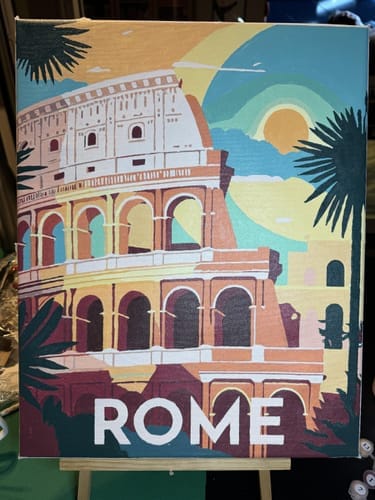 Customer photo review of Affiche Vintage Rome