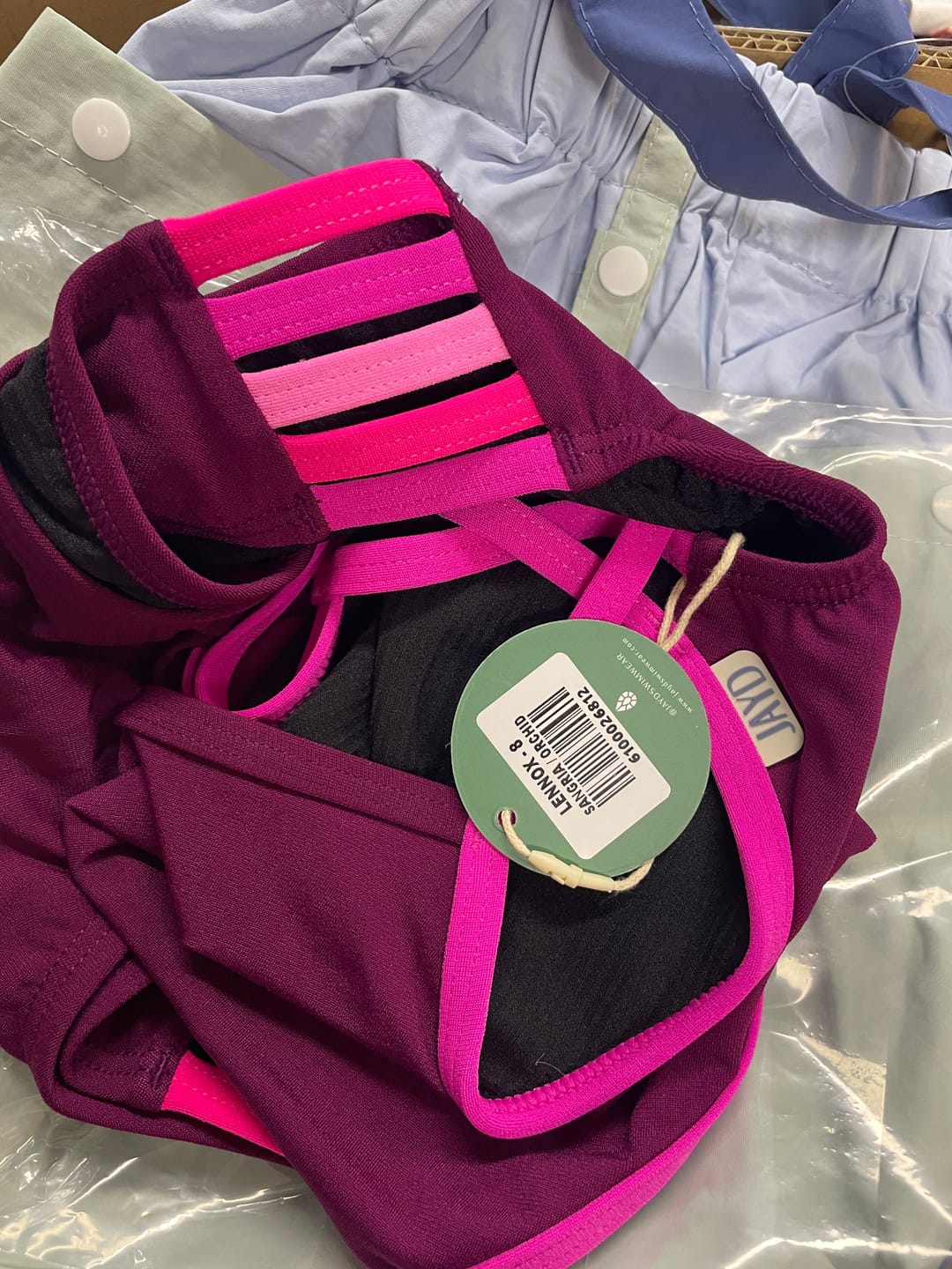 Customer photo review of LENNOX ONE PIECE - Sangria|Orchid