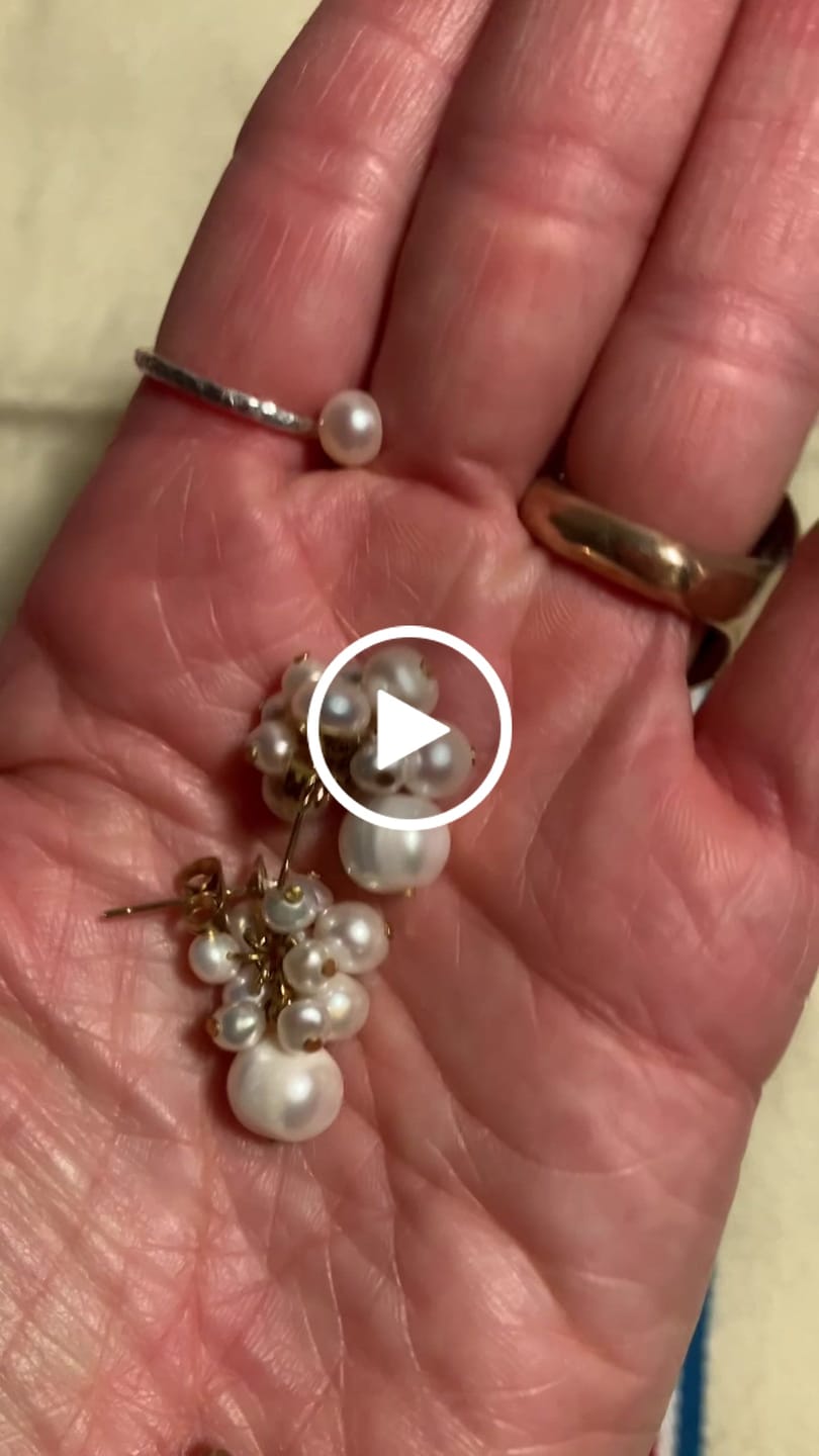 Customer video review of Orecchini "Via lattea segreta"