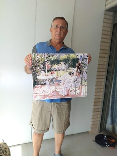 Customer photo review of Repos au Jardin