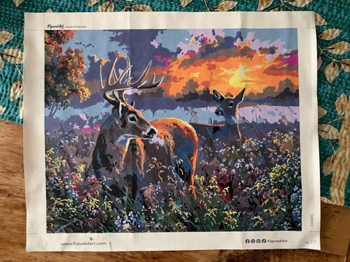 Customer photo review of Couple de cerfs