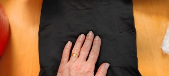 Customer photo review of Culotte taille haute à bandes croisées