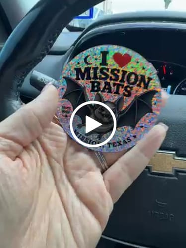 Customer video review of 100 Custom 3" Glitter Stickers $59