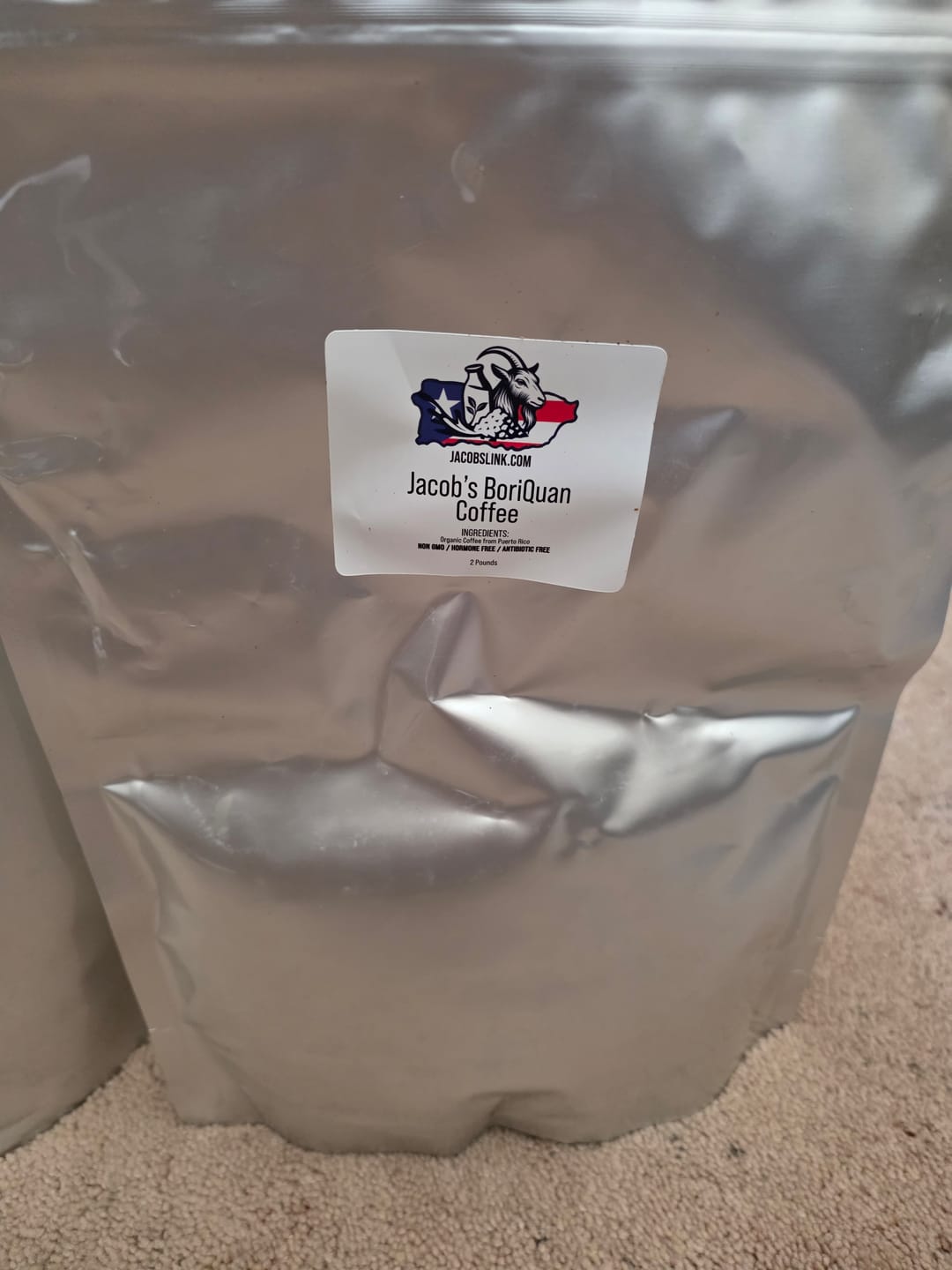 Customer photo review of Jacob's BoriQuan Coffee