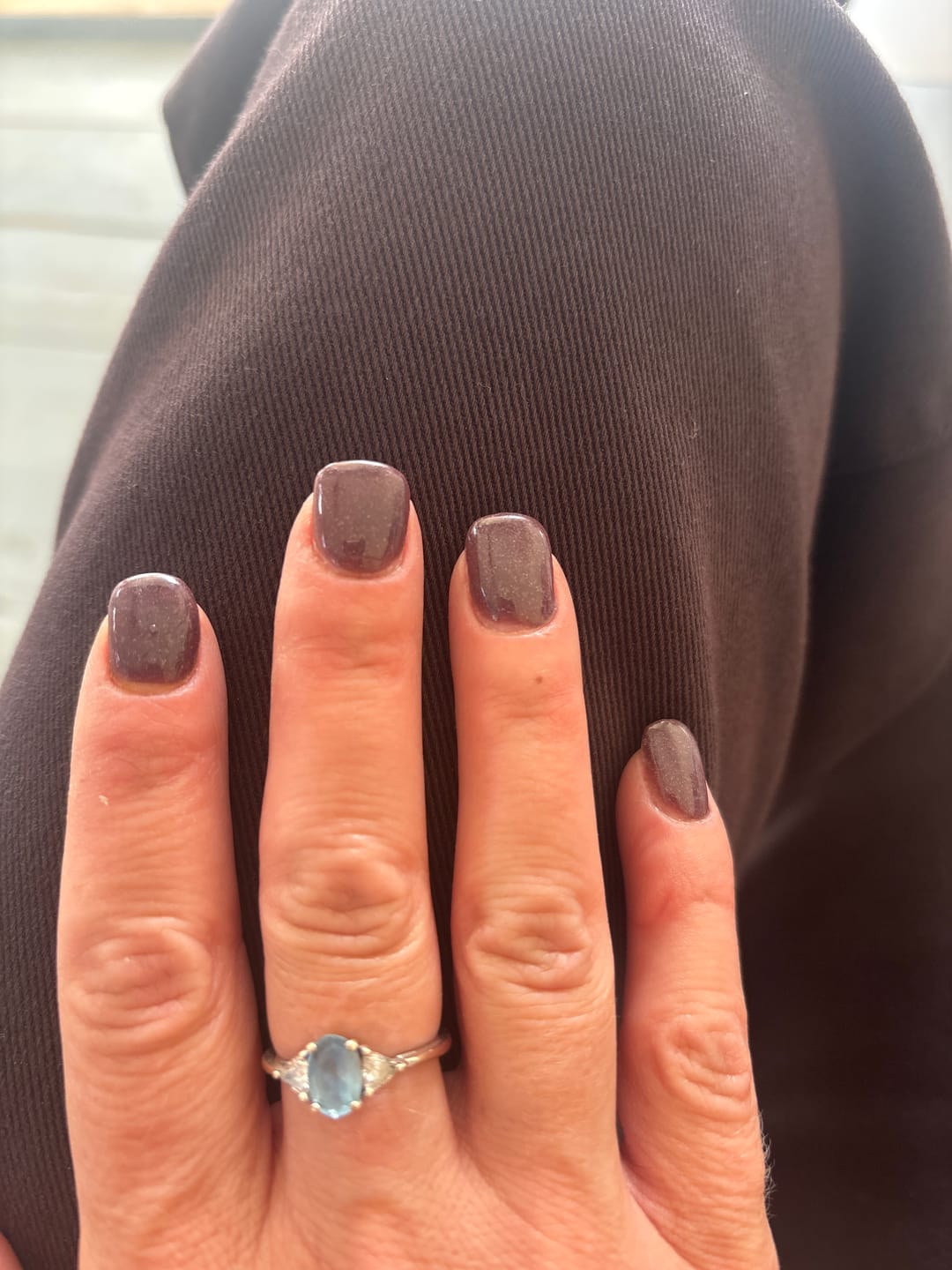 Customer photo review of Ruby Dim Dipping Powder