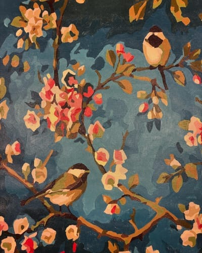 Customer photo review of Fleurs et Oiseaux