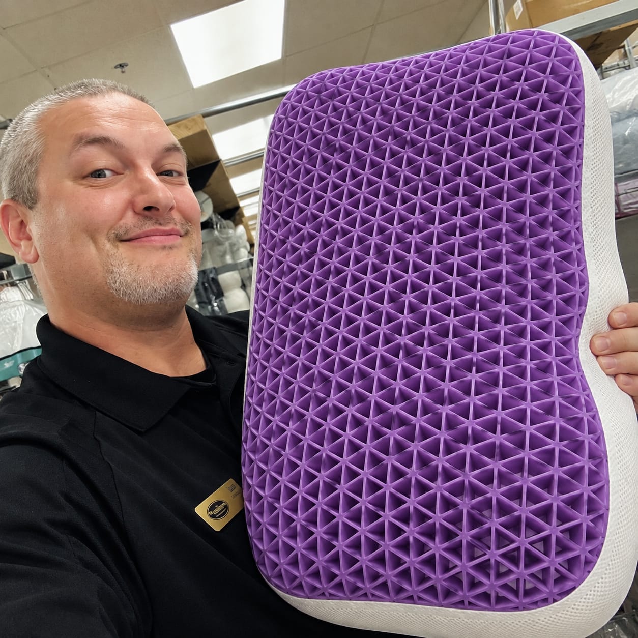 Customer photo review of Hollow Air Ergonomic Pillow™