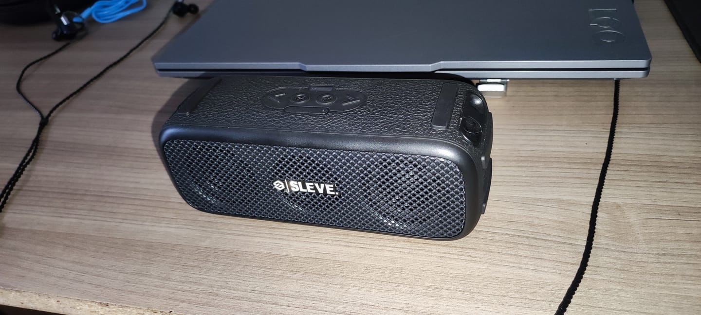 Customer photo review of Parlante Bluetooth Sleve Boom +