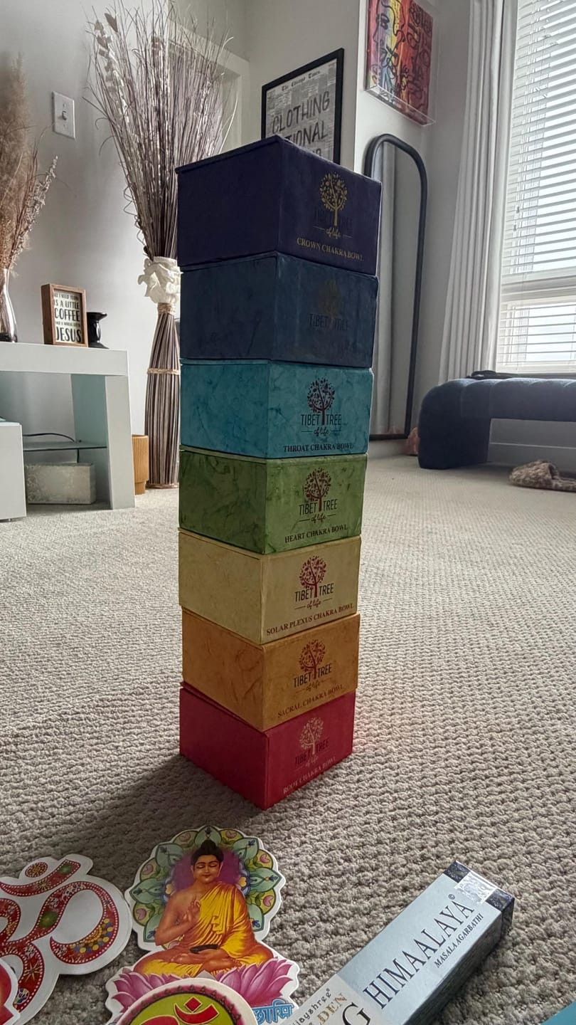 Customer photo review of Tibetan Singing Bowl 3.5" – Chakra Healing & Meditation, Set or Single