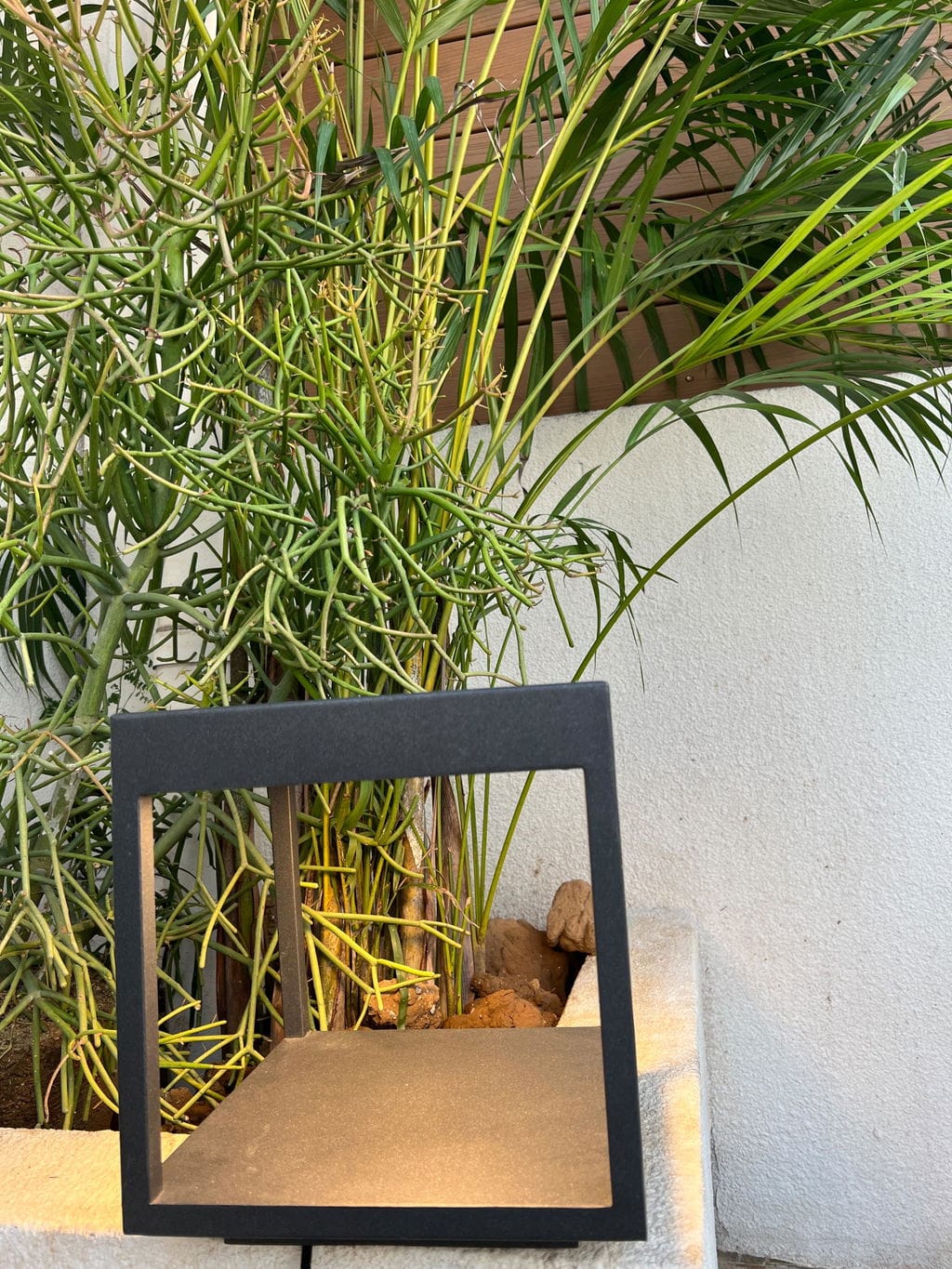 Customer photo review of Outdoor Post Light, Stainless Steel, IP65 Waterproof, Integrated LED