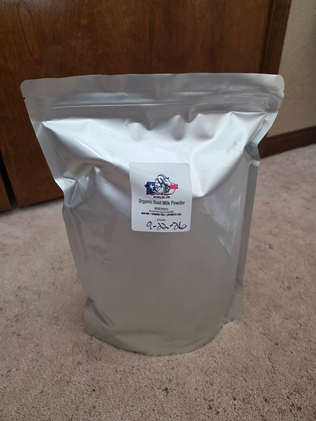 Customer photo review of Organic Goat Milk Powder