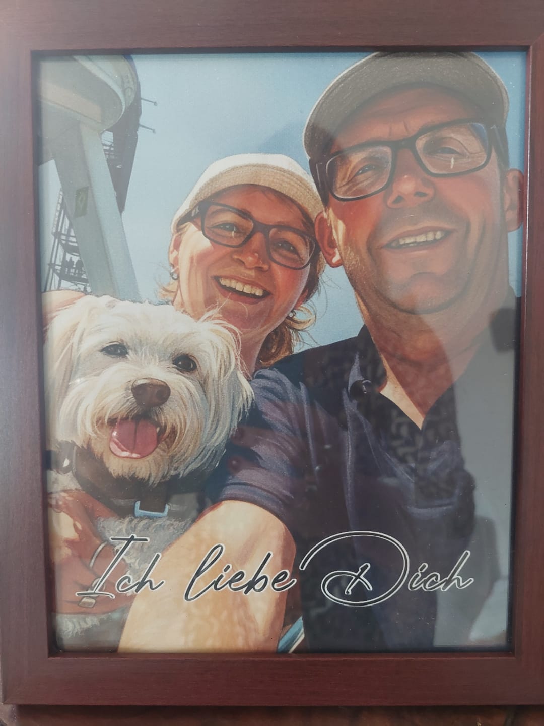 Customer photo review of ColorSketch Poster Dein Foto als handgezeichnete Karikatur