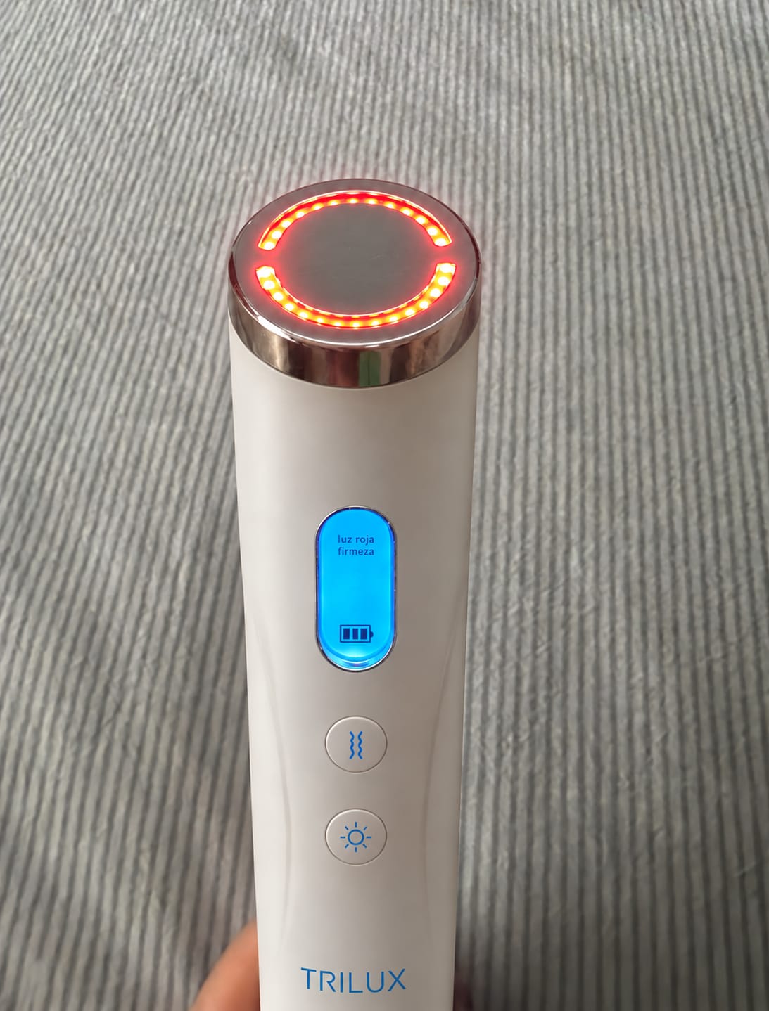 Customer photo review of At-Home LED Light Therapy Device
