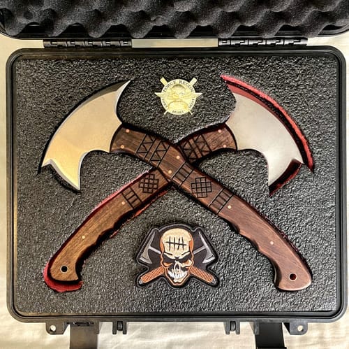 Customer photo review of Сustom made tomahawk "Ogun"