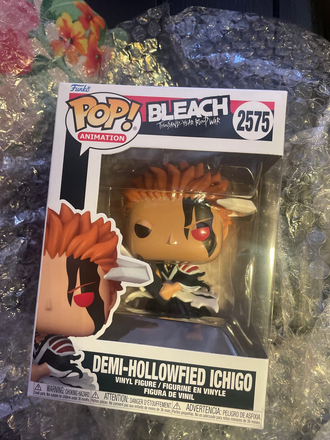 Customer photo review of Funko Pop! Animation: BLEACH Thousand-Year Blood War - Demi-Hollowfied Ichigo