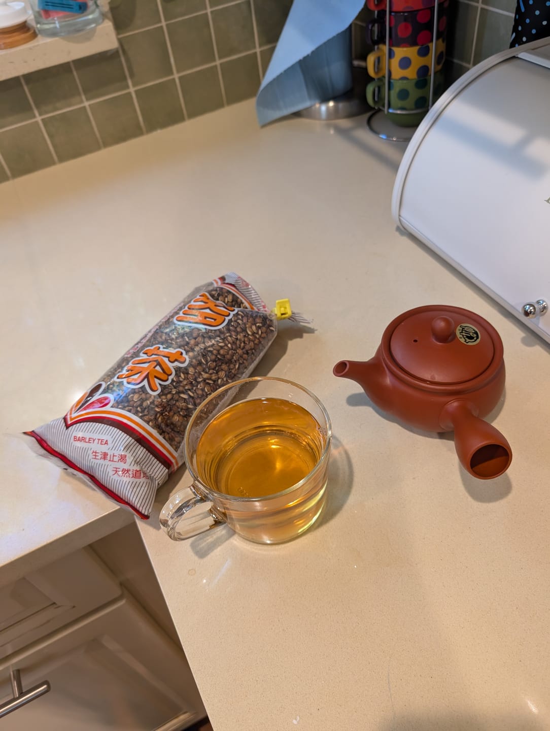 Customer photo review of Red Japanese Clay Teapot