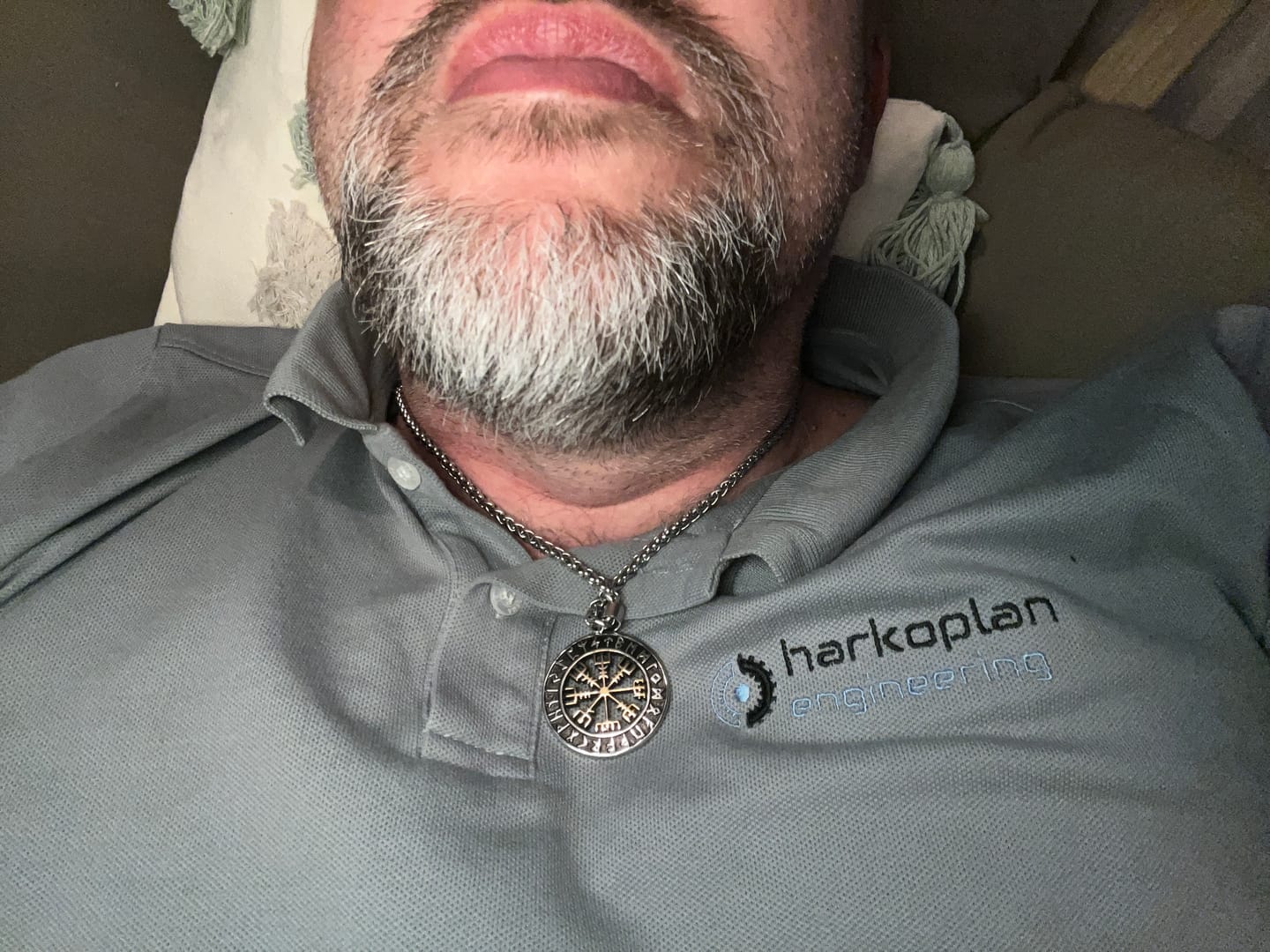 Customer photo review of Vegvísir Necklace
