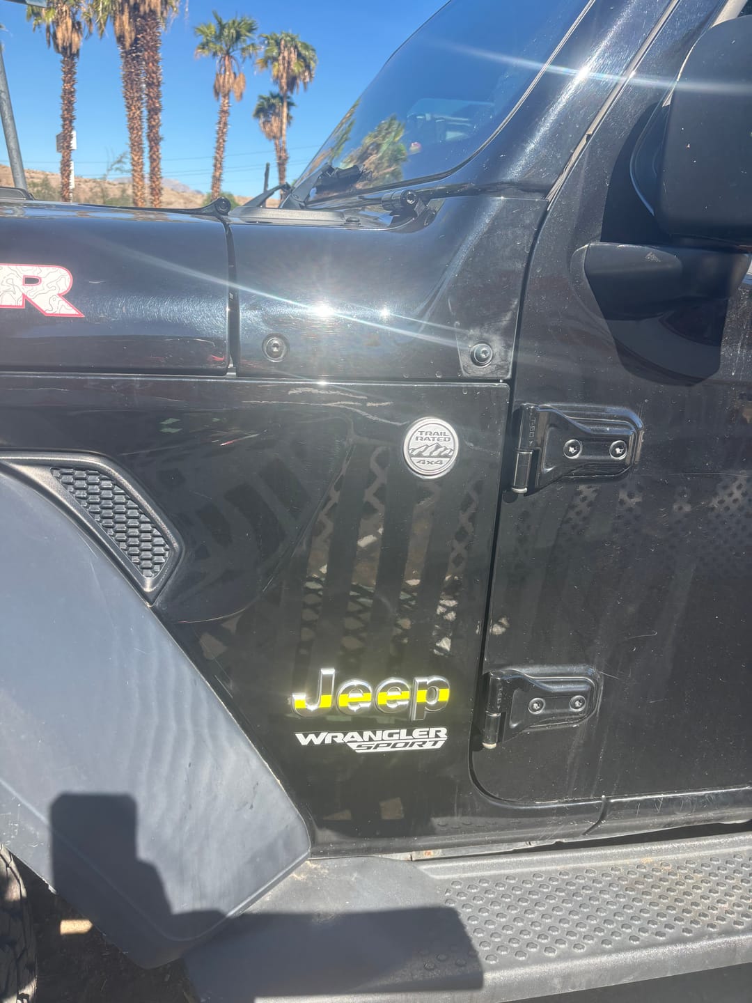 Customer photo review of JEEP Wrangler Emblem Overlay Decal Set | Fits JL, JK, TJ & YJ