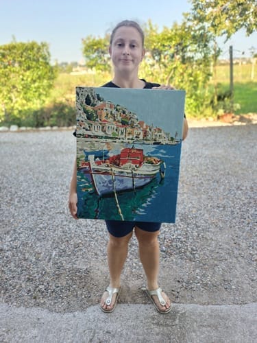 Customer photo review of Barque Amarrée au Port