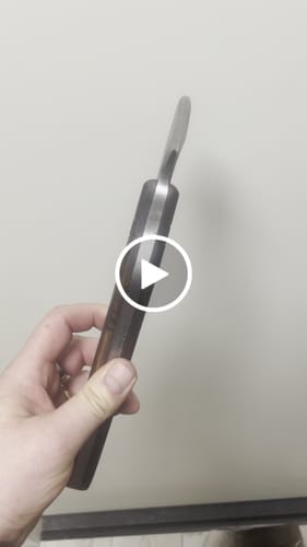 Customer photo review of Compact tomahawk "Tahu" with wooden handle
