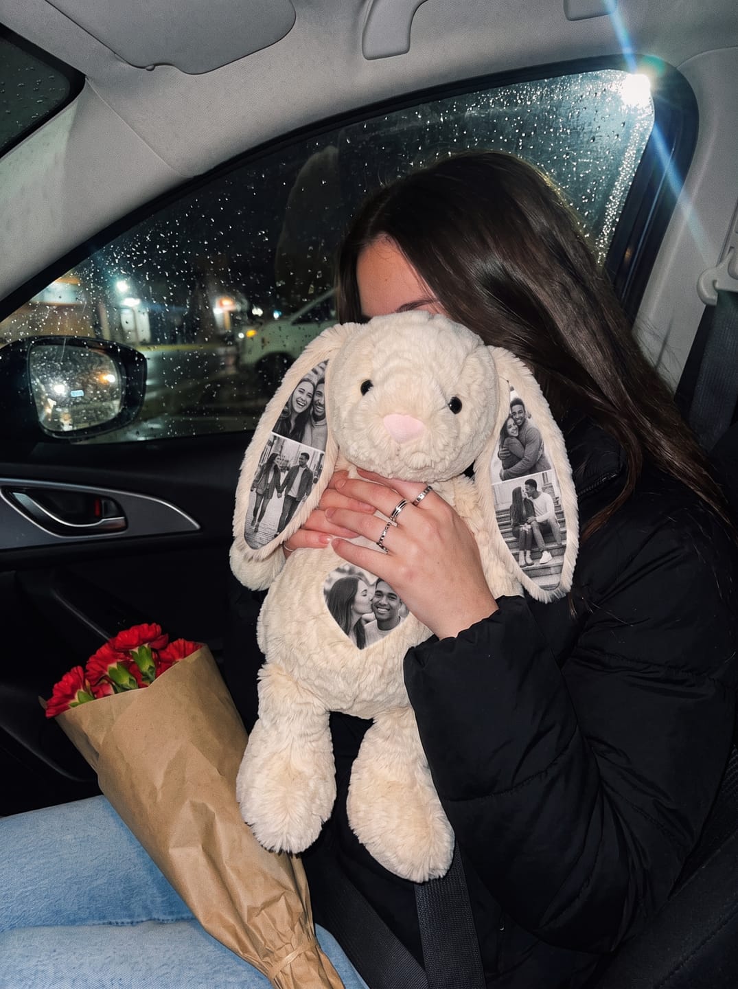 Customer photo review of Conejito de Peluche Personalizable