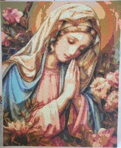 Customer photo review of Broderie Diamant - Sainte Vierge Marie
