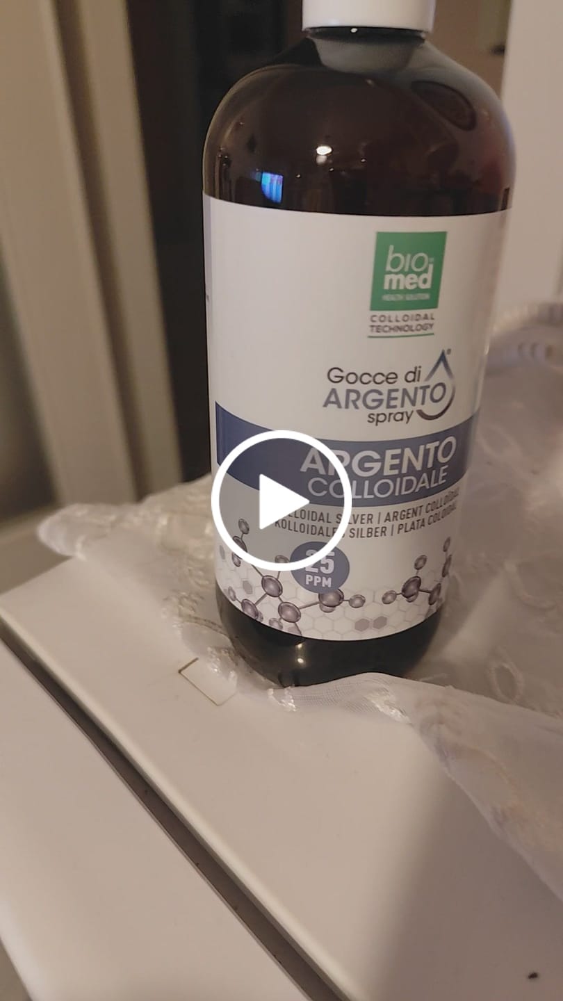 Customer video review of Argento spray sublinguale 25 ppm - 500 ml