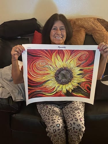 Customer photo review of Tournesol artistique