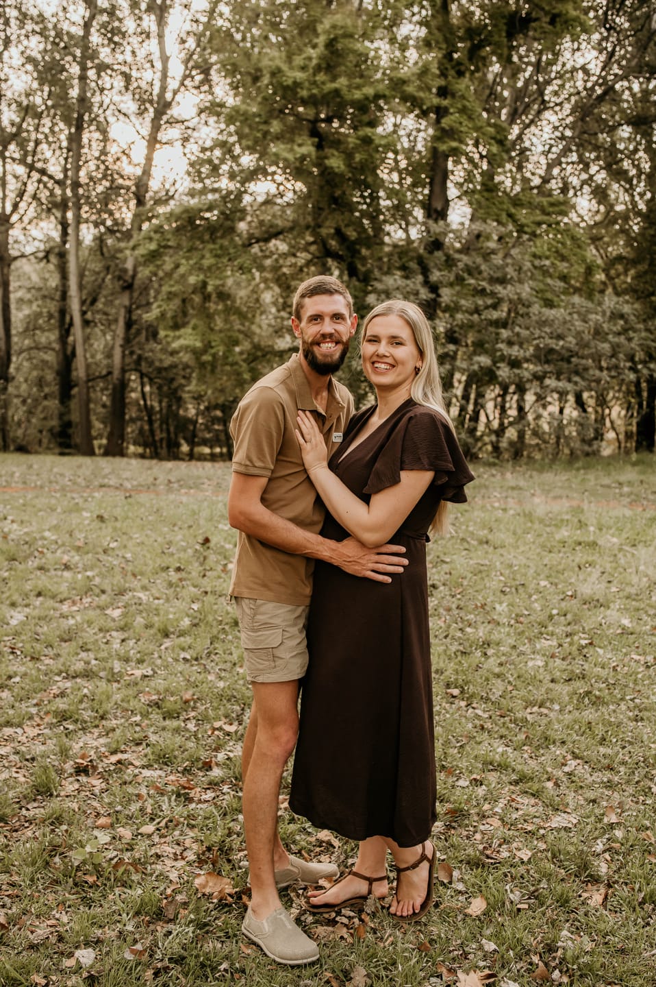 Customer photo review of AVA DRESS | CHOC BROWN
