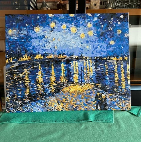 Customer photo review of Van Gogh Nuit Etoilée sur le Rhône