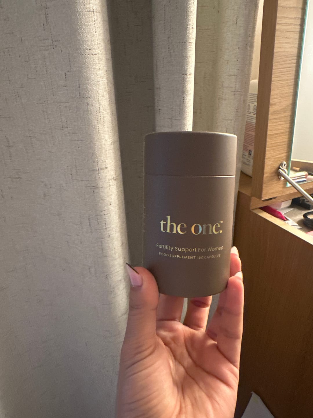 Customer photo review of The One™ Female Fertility Supplement.