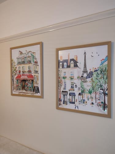 Customer photo review of Aquarelle Rue de Paris