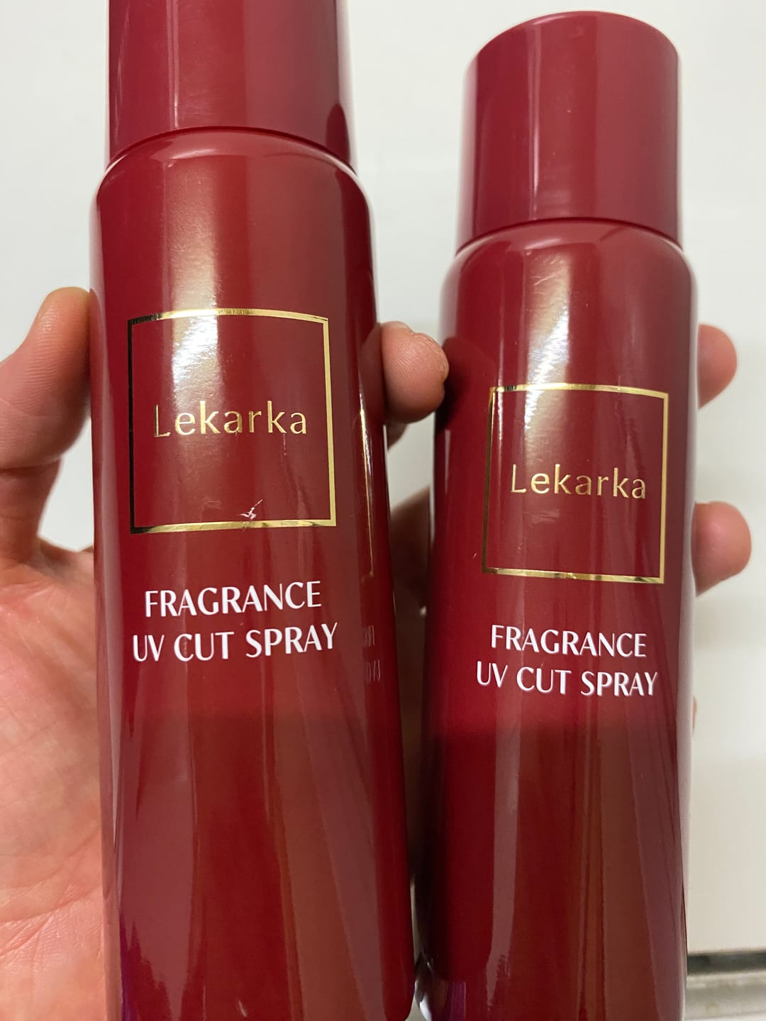 Customer photo review of フレグランスUVスプレー SPF50＋/PA++++