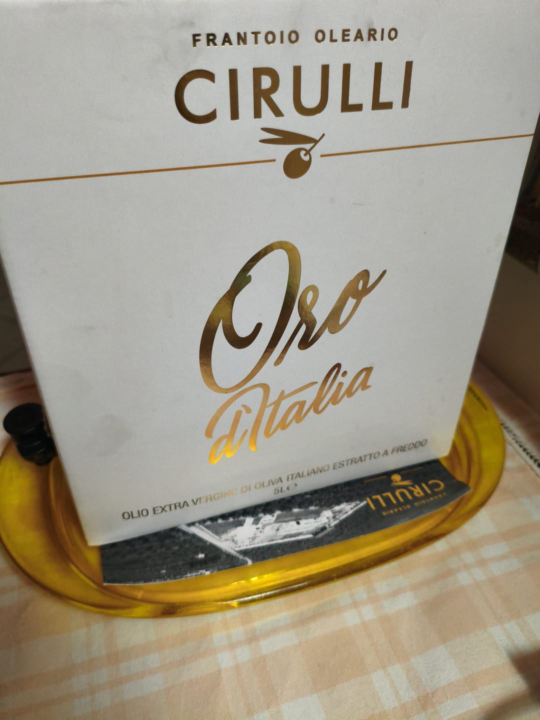 Customer photo review of 1 lattina di olio extravergine di oliva • 3 Litri