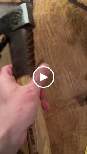Customer photo review of Compact Camping Axe "Skarnulf"
