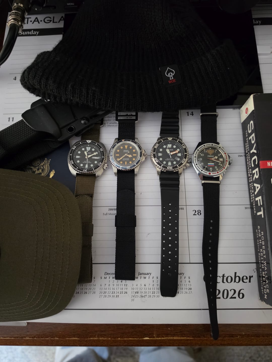 Customer photo review of Glomar Explorer - Hook And Loop Watch Strap