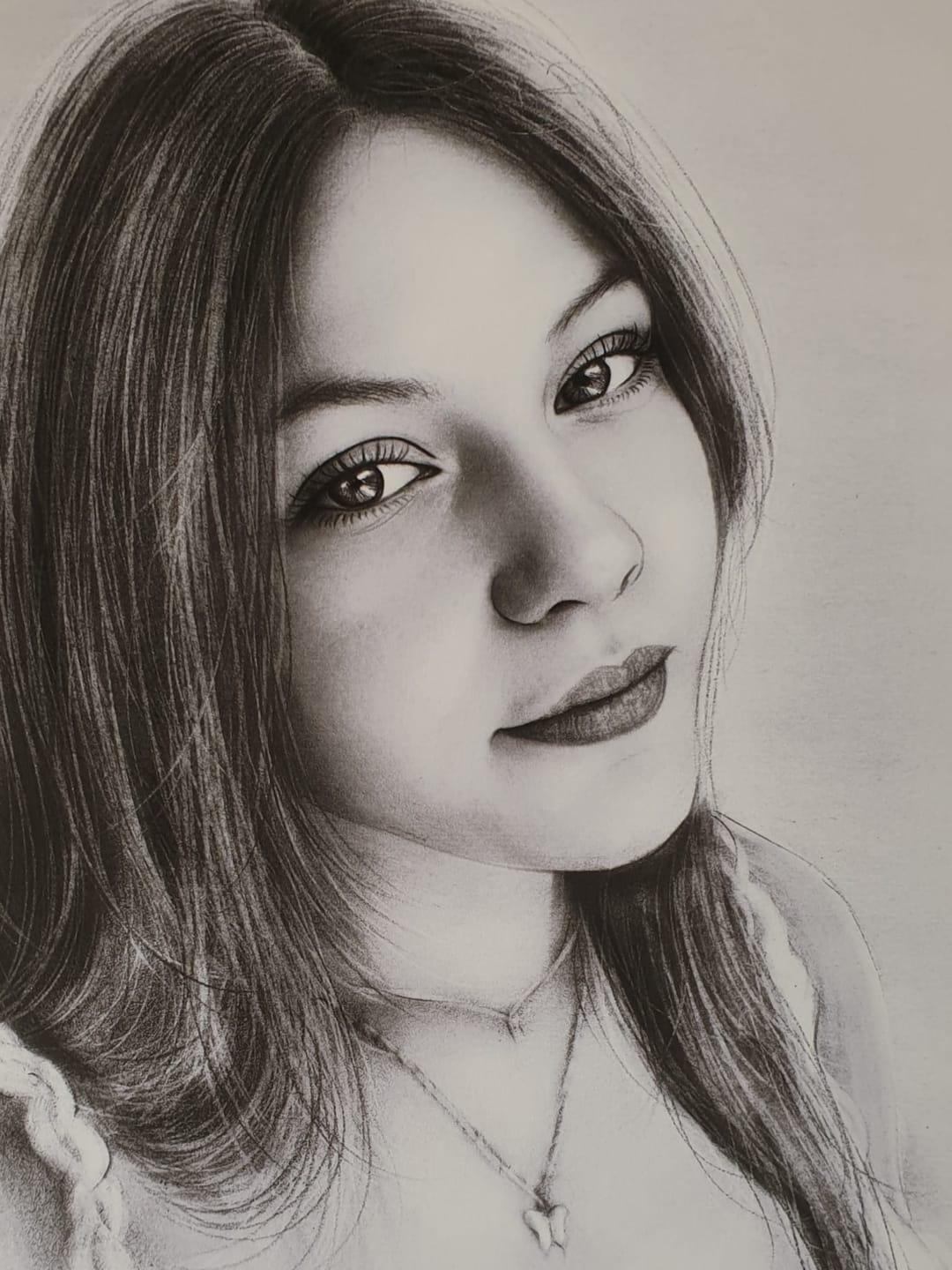 Customer photo review of Portrait zeichnen lassen vom Foto - 100% handgezeichnet von echten Künstlern