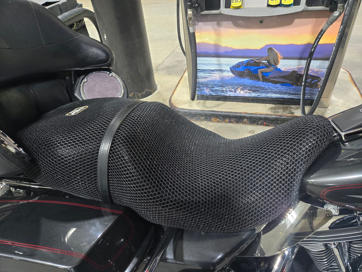 Customer photo review of Wind Rider Seat Cover