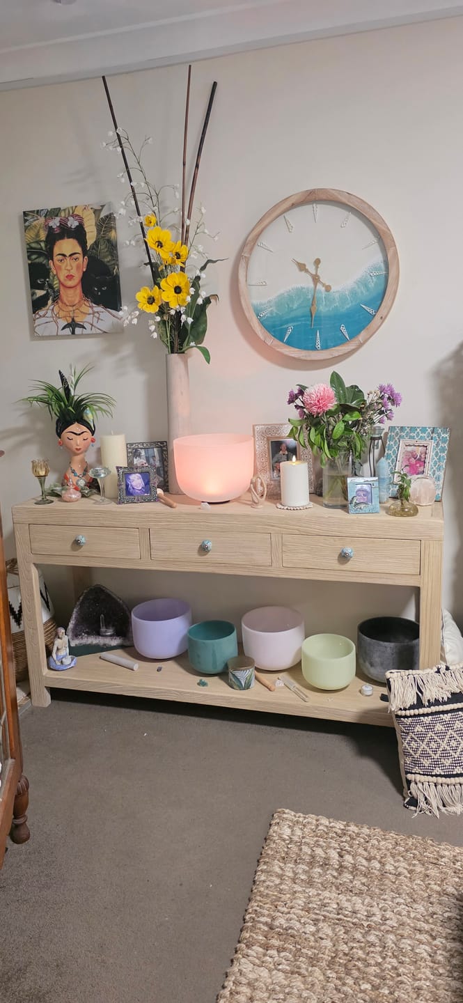 Customer photo review of Hudson Medium Elm Console