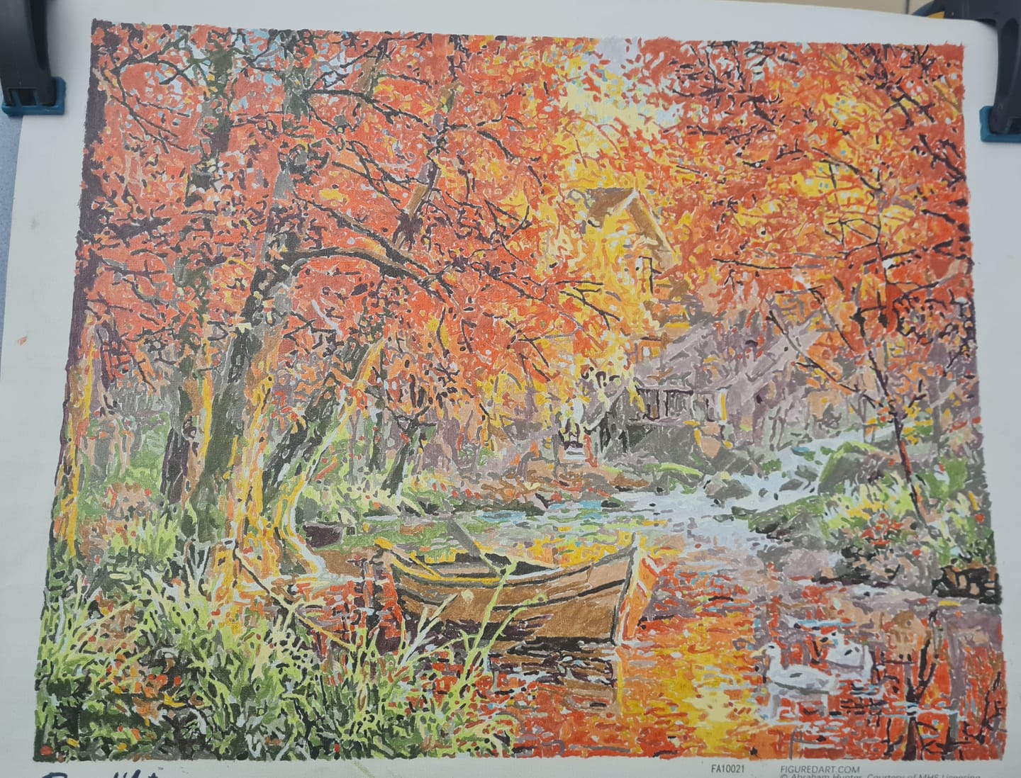 Customer photo review of Rivière d'Automne et barque